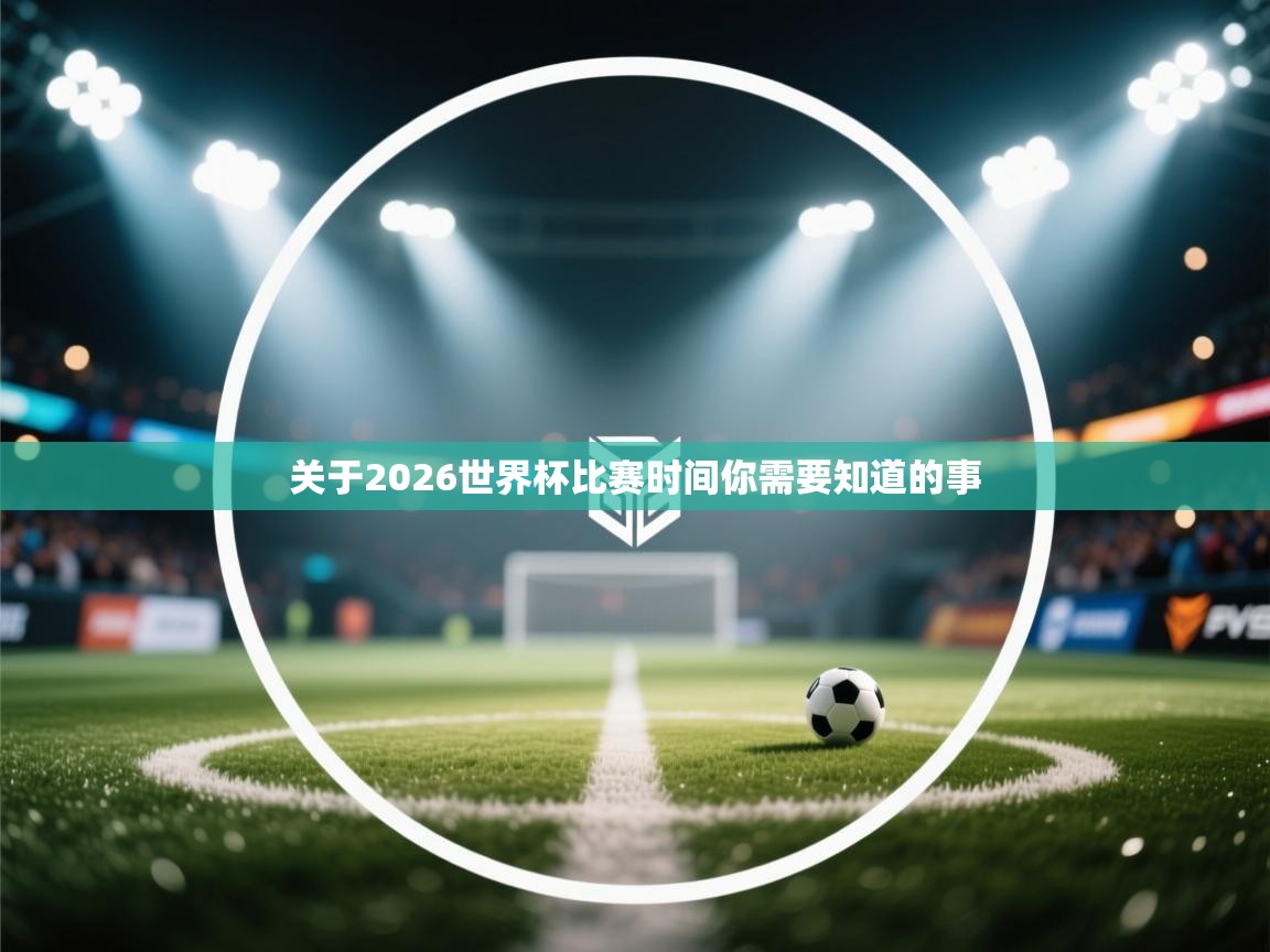 关于2026世界杯比赛时间你需要知道的事